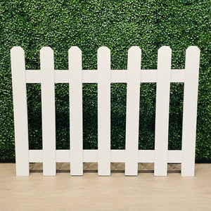 White Picket Fence Cutout Rental