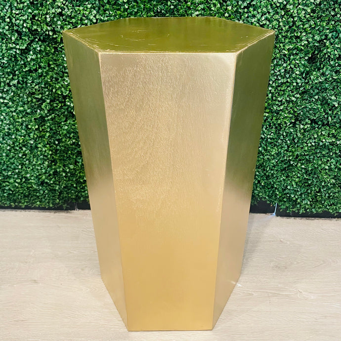30in Hexagon Plinth Rental