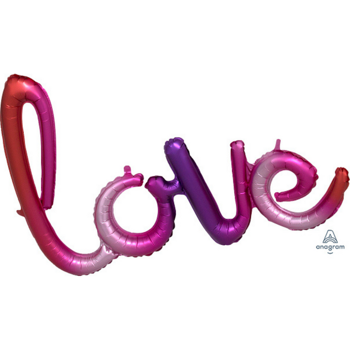 38764 Script Phrase Ombre Love