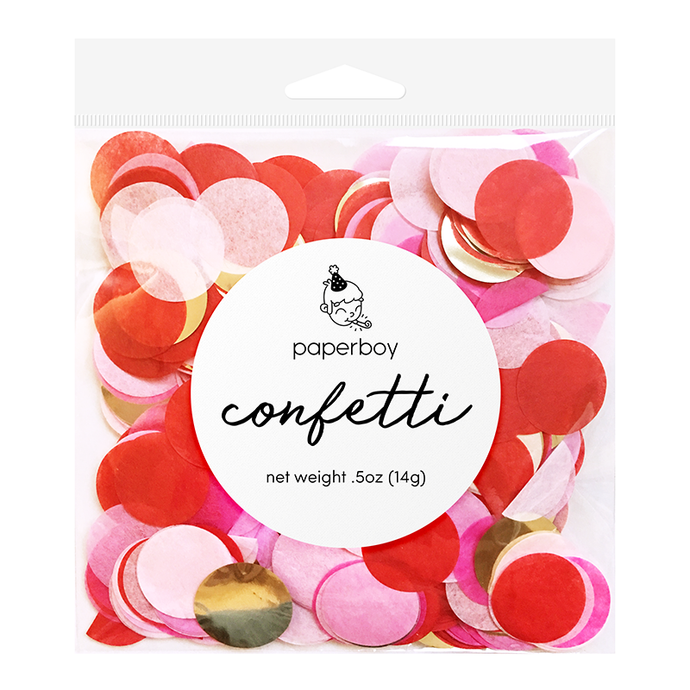 Confetti - Valentine's / Red, Pink & Gold