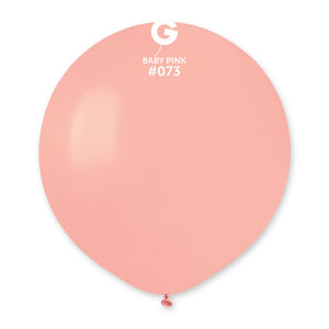 157352 Gemar Macaron Baby Pink 19" Round (25ct)