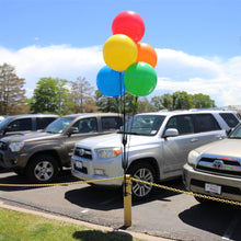 Load image into Gallery viewer, Reusable 5-Balloon Cluster Pole Kit with Pole Brackets &amp; Bands
