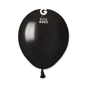056518 Gemar Metallic Black 5" Round
