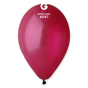 114706 Gemar Burgundy 11-12" Round (50ct)