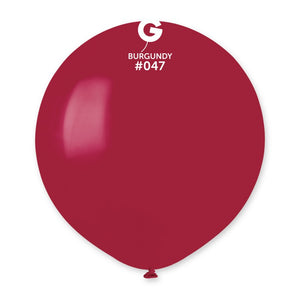 154757 Gemar Burgundy 19" Round (25ct)