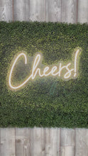 Load and play video in Gallery viewer, Cheers Neon Sign Rental - White
