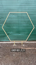 Load and play video in Gallery viewer, Hexagon Hoop Rental

