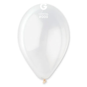 110005 Gemar Crystal Clear 11-12" Round (50ct)