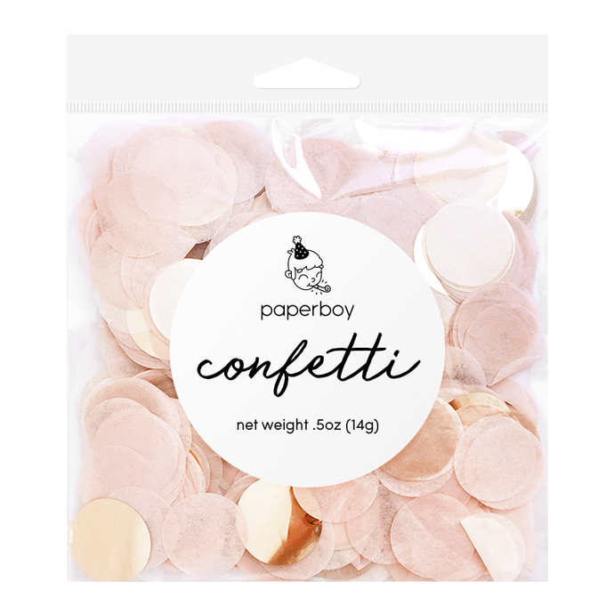 Confetti - Blush & Rose Gold