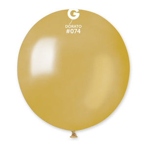 157451 Gemar Metallic Dorato 19" Round (25ct)