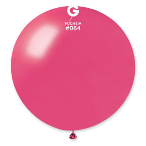 340013 Gemar Metallic Fuchsia 31" Round (1ct)