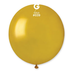 153958 Gemar Metallic Gold 19" Round (25ct)