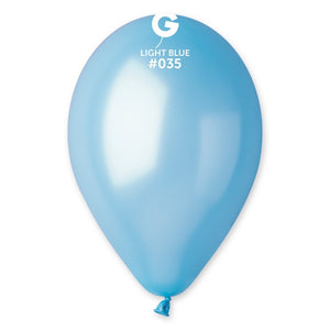 113501 Gemar Metallic Light Blue 11-12" Round