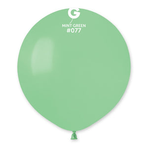 157758 Gemar Macaron Mint Green 19" Round (25ct)