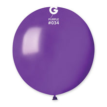 Load image into Gallery viewer, 153453 Gemar Metallic Purple 19" Round (25ct)
