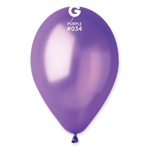 113402 Gemar Metallic Purple 11-12" Round (50ct)