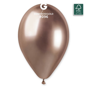 129656 Gemar Shiny Rose Gold 13" Round