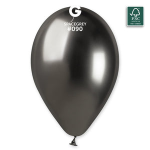 129052 Gemar Shiny Space Grey 13" Round (25ct)