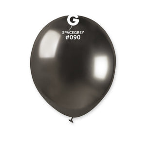 059007 Gemar Shiny Space Grey 5" Round (100ct)