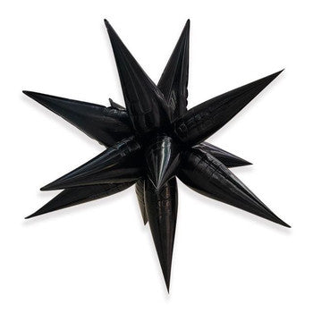 01247 Exploding Star Large Black