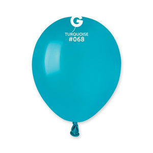 056815 Gemar Turquoise 5" Round (100ct)