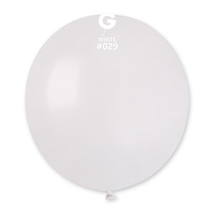 152951 Gemar Metallic White 19" Round