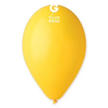 Load image into Gallery viewer, 110203 Gemar #002 Yellow 11-12" Round (50ct)
